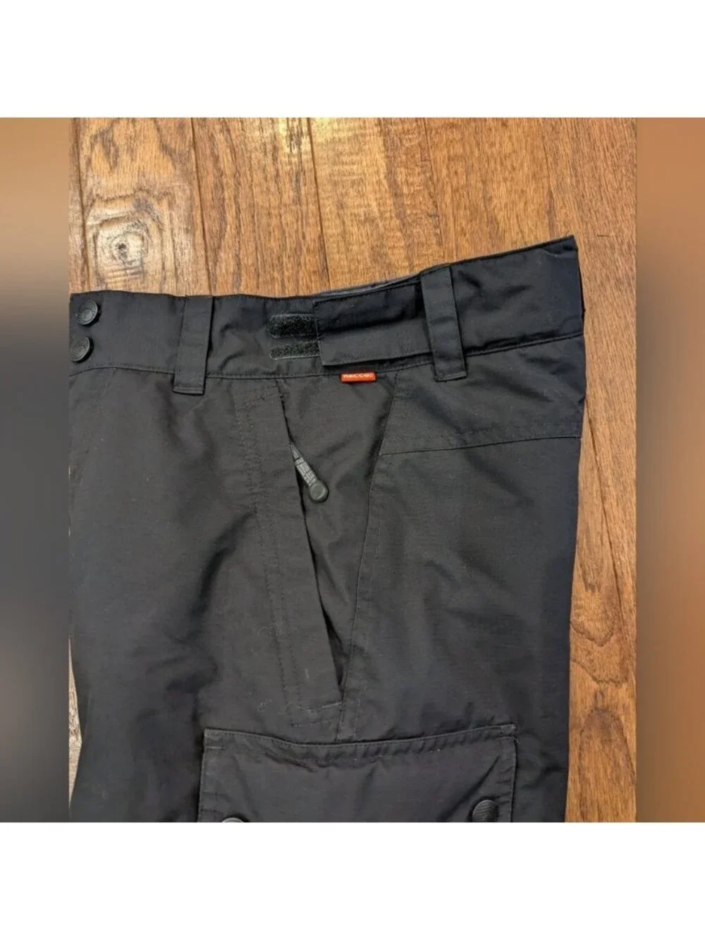 Mec Recco Snow Pants Ski snowboarding pants, black, SZ 8 youth/kids Unisex